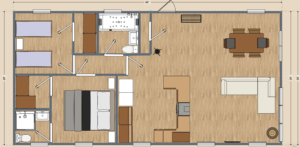 Plan View of Bedroom spaces